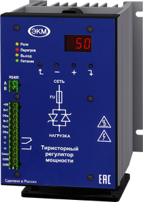 Цифровой однофазный регулятор мощности ТРМ-1М-100 Меандр