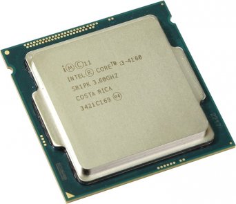CPU Intel Сore i3-4160, oem ,СPU 3.6 GHz (Haswell), 2C/4T, 3 MB L3, HD4400/350, 54W, S 1150
