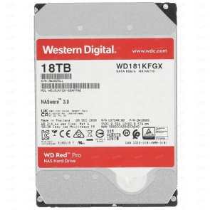 Жесткий диск для NAS систем HDD 18Tb Western Digital Red PRO SATA WD181KFGX