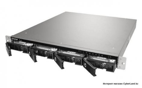 TS-453U-RP Qnap Сетевой RAID-накопитель, 4 отсека для HDD, стоечное исполнение.